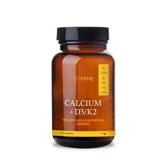 Prášek z volně rostoucích řas pro zdravé kosti s vitamíny D3 a K2